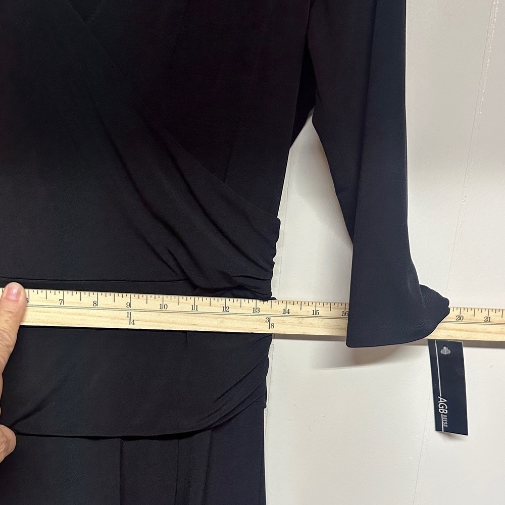 AGB Classic Black Midi Dress - Picture 6 of 9